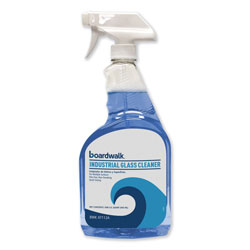 Boardwalk Industrial Strength Glass Cleaner with Ammonia, 32 oz Trigger Spray Bottle, 12/Carton