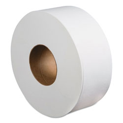 Boardwalk Jumbo Roll Bathroom Tissue, Septic Safe, 2-Ply, White, 3.4 in x 1,000 ft, 12 Rolls/Carton