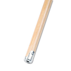 Boardwalk Lie-Flat Screw-In Mop Handle, Lacquered Wood, 1.13 in dia x 60 in, Natural
