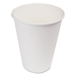 Comfy Package 16 oz. White Paper Hot Cups [100 Pack]