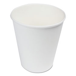 Boardwalk Paper Hot Cups, 8 oz, White, 50 Cups/Sleeve, 20 Sleeves/Carton