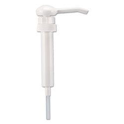 Boardwalk Siphon Pump, 1 oz/Pump, For 1 gal Bottles, Plastic, 12 in Tube, White, 12/Carton