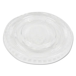 Boardwalk Souffle/Portion Cup Lids, Fits 1.5 oz and 2 oz Portion Cups, Clear, 2,500/Carton