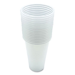 Boardwalk Translucent Plastic Cold Cups, 20 oz, Clear, 50/Pack