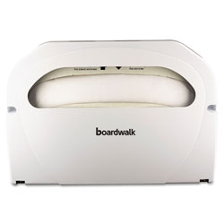Boardwalk Toilet Seat Cover Dispenser, 16 x 3 x 11.5, White, 2/Box (BWKKD100)