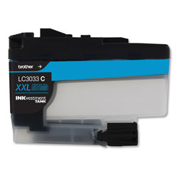 Brother LC3033C INKvestment Super High-Yield Ink, 1500 Page-Yield, Cyan
