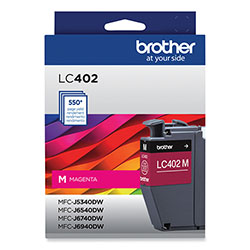 Brother LC402MS Ink, 550 Page-Yield, Magenta