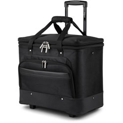 bugatti Litigation Business Case on Wheels, Fits Devices Up to 16 in, Nylon, 11 x 19 x 16, Black