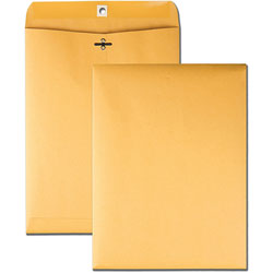 Business Source Clasp Envelopes, Heavy-Duty, 9 in x 12 in, 100/BX, BKFT