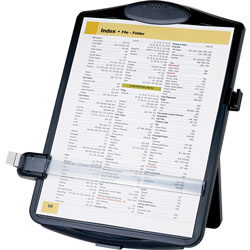 Business Source Document Holder,Easel-style,Adj Clip,11-1/2 inx2 inx13-1/2 in,Black