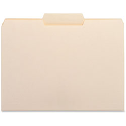 Business Source File Folder, 1/3 in Center Tab, 1-Ply, 3/4 in Exp., Letter, MLA