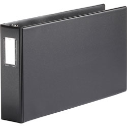 Business Source Reference Binder, 11 in x 17 in, 3 in, Black