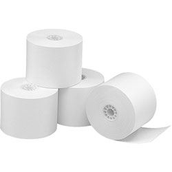 Business Source Thermal Paper Roll, 2-1/4 inx165', 3/PK, White