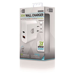 ByTech Wall Charger, 30 W, White