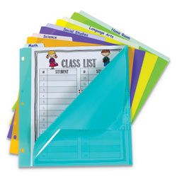 C-Line Index Dividers with Vertical Tab, 5-Tab, 11.5 x 10, Assorted, 1 Set
