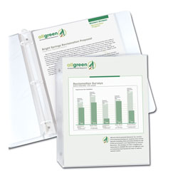 C-Line Recycled Polypropylene Sheet Protectors, Reduced Glare, 2 in, 11 x 8 1/2, 100/BX