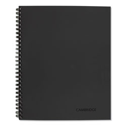 Cambridge Wirebound Guided Business Notebook, Meeting Notes, Dark Gra, 11 x 8.25, 80 Sheets