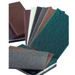 Carborundum Hand Pad, 6 in W x 9 in L, Very Fine, Aluminum Oxide, Maroon, Rust Removal/Light Sanding
