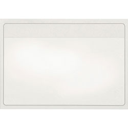 Cardinal Vinyl Pockets, Self-Adhesive, Index Card, 5-5/16 in x 3-5/8 in, 100/PK, CL