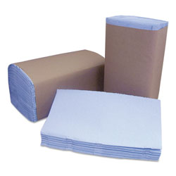 Cascades Tuff-Job Windshield Towels, 2 Ply, 10.25 x 9.25, Blue, 168/Pack, 12 Packs/Carton
