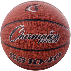 Champion Composite Basketball, Official Junior, 27.75 in, Brown