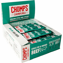 Chomps Chomplings Snack Sticks, Gluten-free, Non-GMO, Italian Style Beef, 0.50 oz, 24/Pack