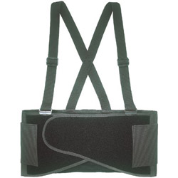 CLC Custom Leather Craft Elastic Back Support Belt, Large, Black