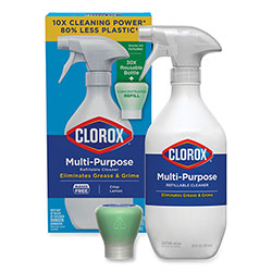 Clorox Clorox Multipurpose Degreaser Cleaner Refillable Starter Kit, Crisp Lemon Scent