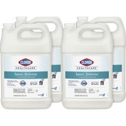 Clorox Clorox Spore Defense Disinfectant Cleaner, Ready-To-Use Liquid, 128 fl oz (4 quart), Bottle, 4/Carton, White