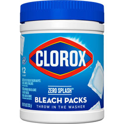 Clorox Zero Splash Bleach Packs - 12 / Canister - 1 Each - White