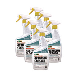 CLR Restroom Cleaner, 32 oz Pump Spray, 6/Carton