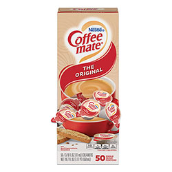 Coffee-Mate® Liquid Coffee Creamer, Original, 0.38 oz Mini Cups, 50/Box