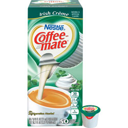 Coffee-Mate® Liquid Coffee Creamer, 50/BX, Irish Creme