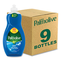 Colgate Palmolive Oxy Dishwashing Liquid, Fresh Scent, 32 oz Bottle, 9/Carton