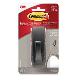 Command® Bath Picture Hanging Strips, Large, Removable, Holds Up to 4 lbs per Pair, 0.75 x 3.65, White, 4 Pairs/Pack