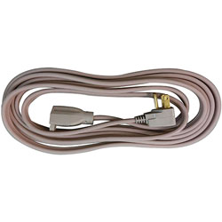 Compucessory Heavy Duty Extension Cord, 15', Gray