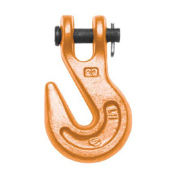 Cooper Hand Tools 473 Series Clevis Grab Hooks, 5/16 in, 5,100 lb, Painted Orange