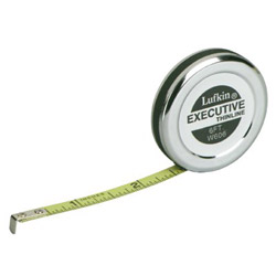 Cooper Hand Tools Executive® Thinline Measuring Tapes, 1/4 in x 8 ft