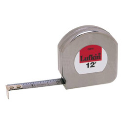 Cooper Hand Tools Mezurall® Pocket Measuring Tapes, 1/2 in x 12 ft, 1/16 in; 1/8 in Grad.