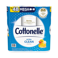 Cottonelle® CleanCare Bath Tissue - 312 Sheets/Roll - 12 / Pack
