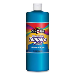 Cra-Z-Art® Washable Tempera Paint, Blue, 32 oz Bottle