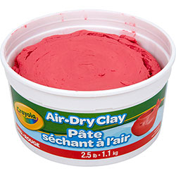 Crayola Air-Dry Clay - Art, Classroom, Art Room - Red