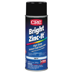 CRC Bright Zinc-It® Instant Cold Galvanize Coating, 16 oz Aerosol Can