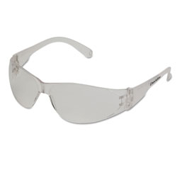 Crews Checklite® CL1 Frameless Safety Glasses, Polycarbonate Clear Lens, UV-AF®, Clear Polycarbonate Temples
