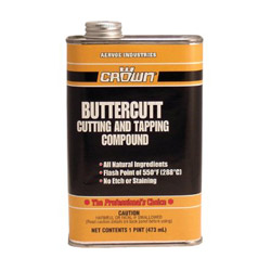 Crown Buttercut Cutting/Tapping Compound, 1 pt, Pour Can