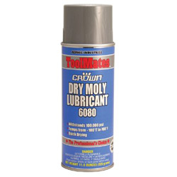 Crown Dry Moly Lubricant, 11.6 oz, Aerosol Can