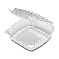 D&W Finepack SeeShell 8 in x 8 in Medium Hinged Container