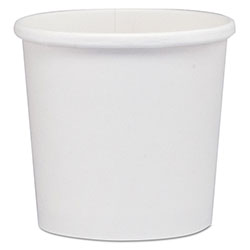 Dart Flexstyle Dbl Poly Paper Containers, WH, 12 oz, 3 3/5 in, 25/Bag, 20 Bags/Carton