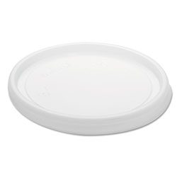 Dart Non-Vented Cup Lids, Fits 6 oz Cups, 2,3-1/2,4 oz Food Containers, Translucent, 1000/Carton