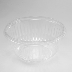 Dart PresentaBowls Clear Bowls, Plastic, 16 oz, 63/Bag, 504/Carton